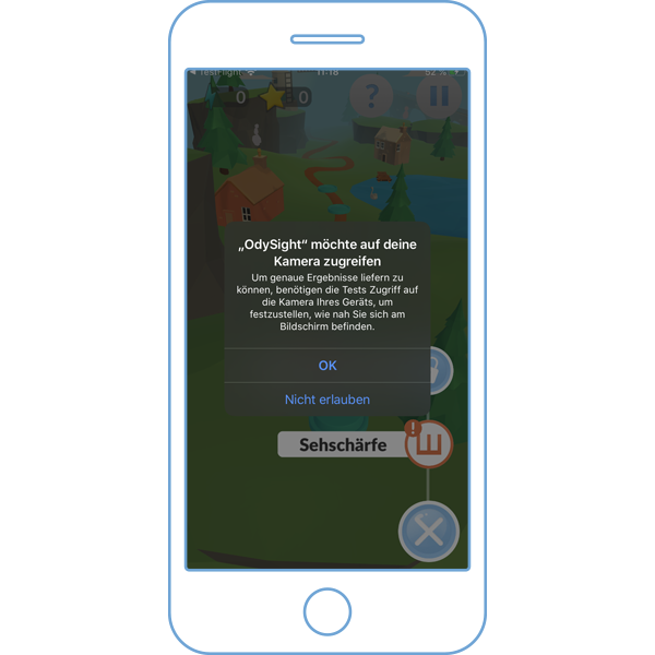 Warum möchte OdySight auf meine Fotos zugreifen?