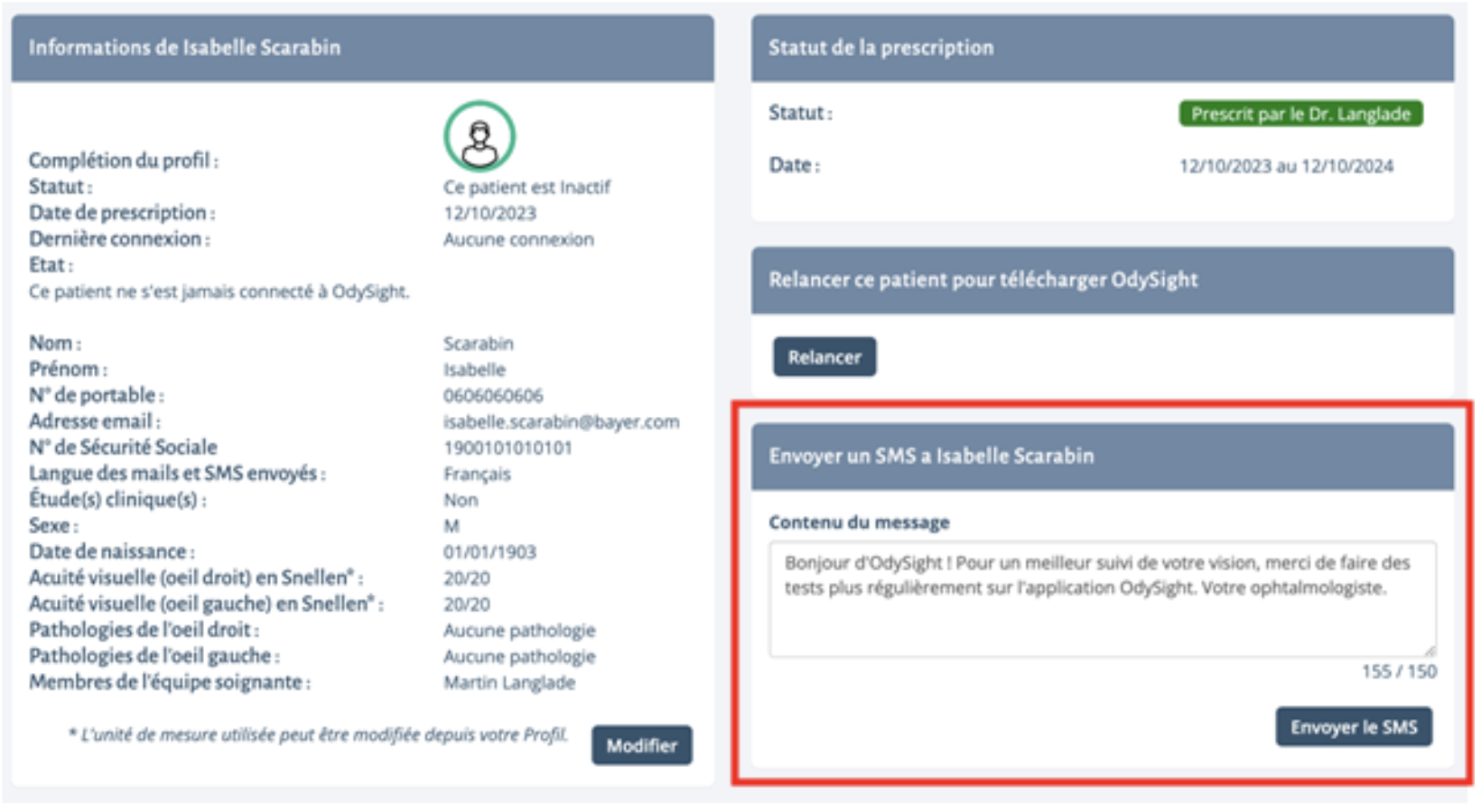 Comment relancer un patient inactif ?